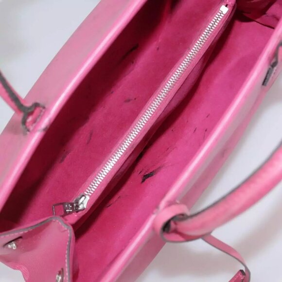 LOUIS VUITTON Epi Marley MM Hand Bag 2way Fuchsia M94615 LV Auth 107465 - Picture 9 of 16